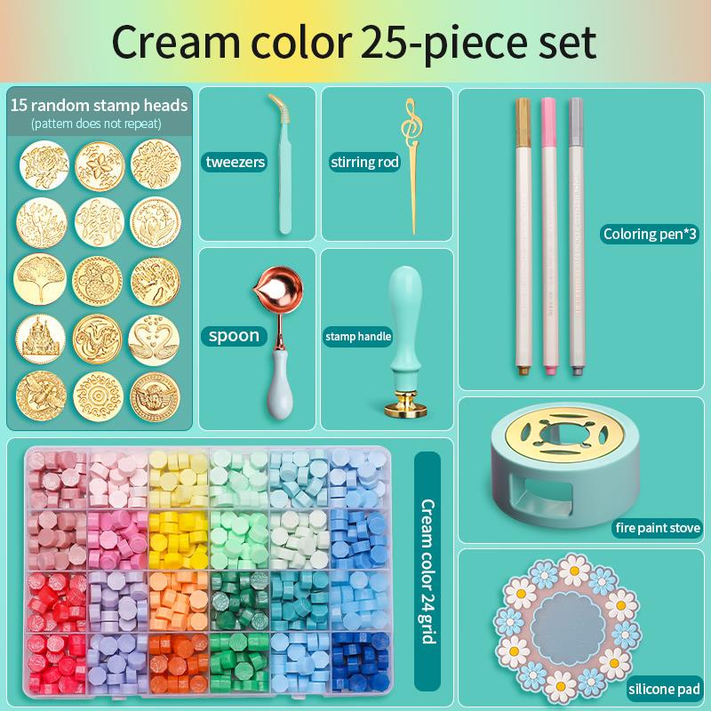 Ensemble de tampons de sceau d - Wax Seal Stamp Set avis et prix