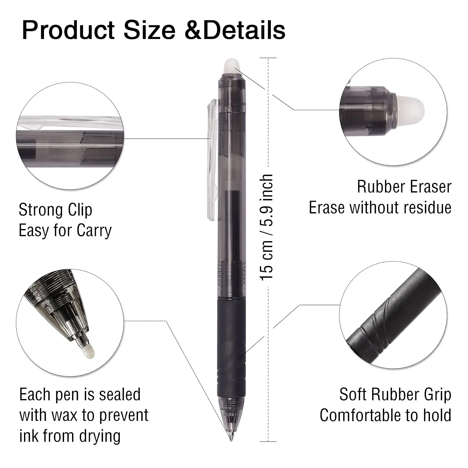 Stylo magique rétractable effa - Pilot Pen Frixion avis et prix